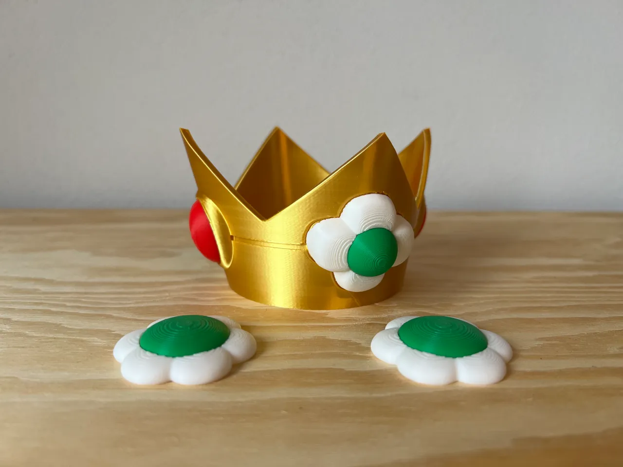 Princess Daisy Crown and Earrings view 2