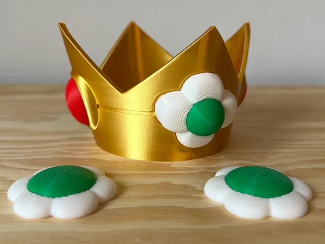 Princess Daisy Crown and Earrings