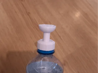 watering can water bottle cap