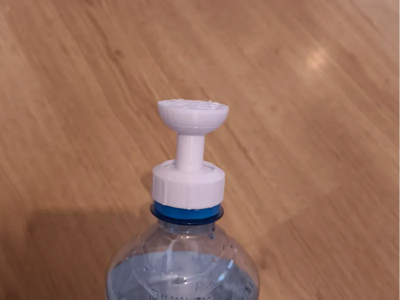 watering can water bottle cap
