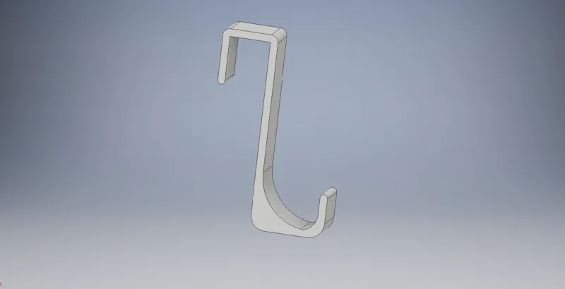 Door hook 1 cm
