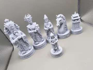 Figura decorativa: Chinese Emperor Chess Set — vista de referencia 3