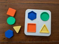 All parts, holes for strings and magnets