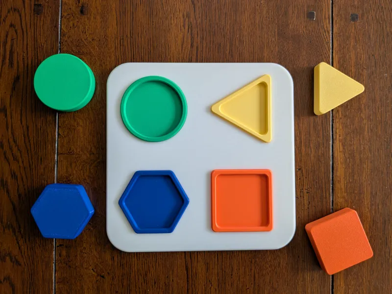 Magnetic Shapes Puzzle for Toddlers and Babies