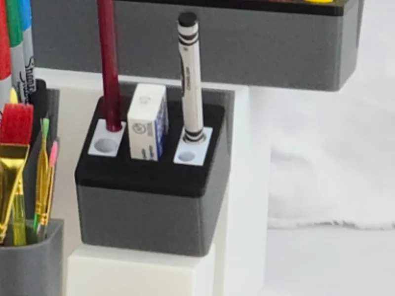 Kids Pencil Sharpener and Eraser Holders