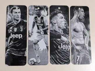 CR7 Cristiano Ronaldo hueforge bookmark (set of 4)