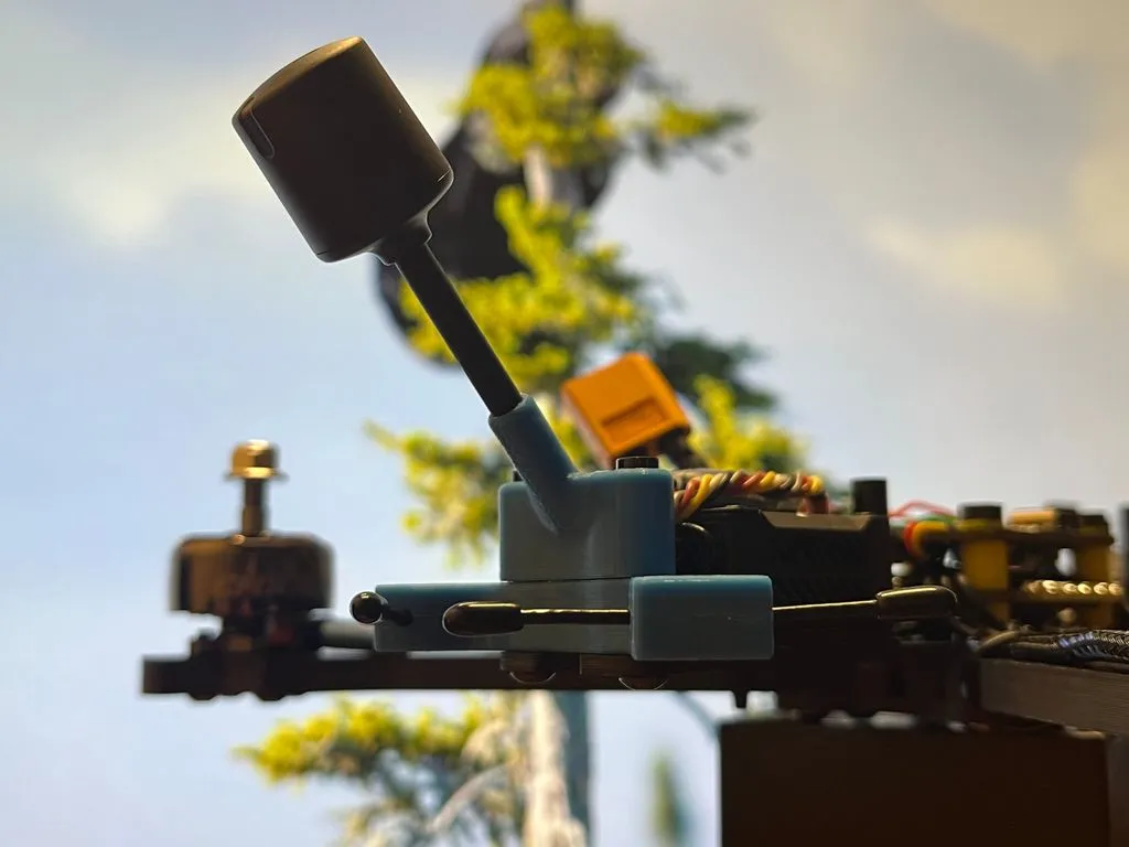 Support antenne DJI O3 et ELRS pour TBS Source One