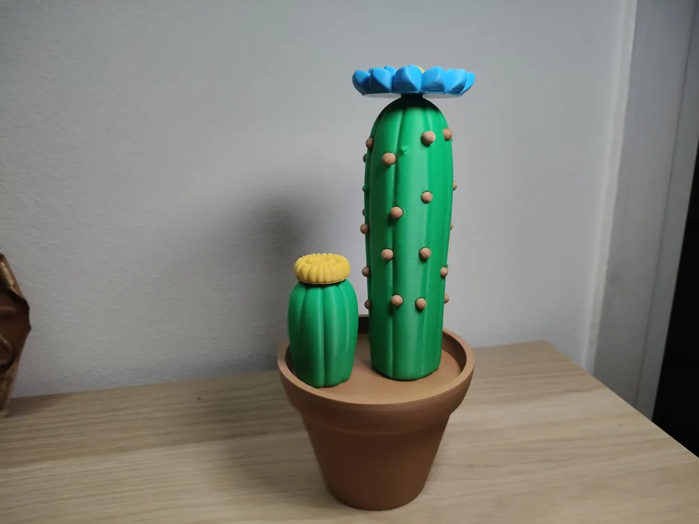 Modular Cactus – Customizable Plant #1 - NOAMS - Free 3D Print Model ...