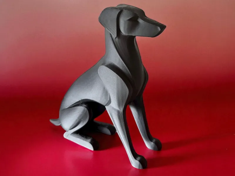 Minimalist Dog Statue – Modern Animal Figurine