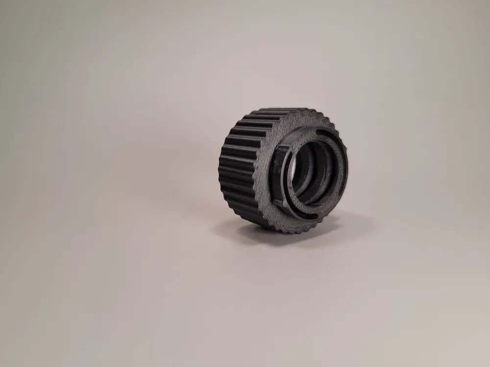 Ridged End Cap - Free 3D Print Model - MakerWorld