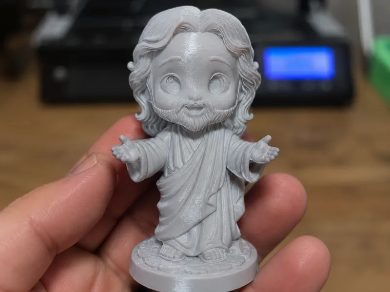 Jesus Chibi 3D Model Art