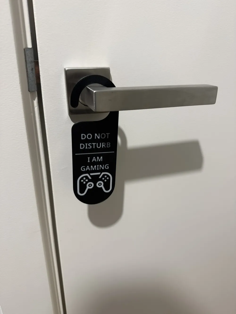 Do Not Disturb I Am Gaming Doorhanger - Free 3D Print Model - MakerWorld