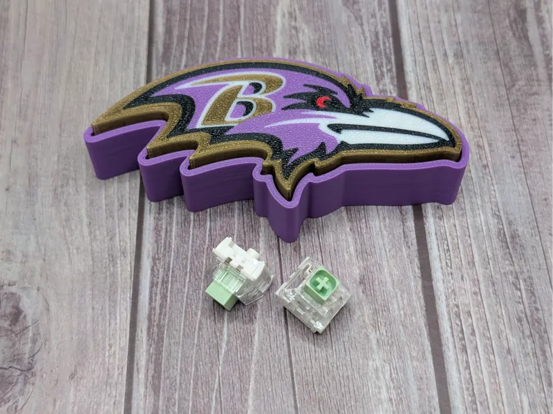 Baltimore Ravens clicker fidget–MechKeyboardSwitch