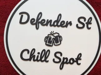 Street Name and Chill Sign