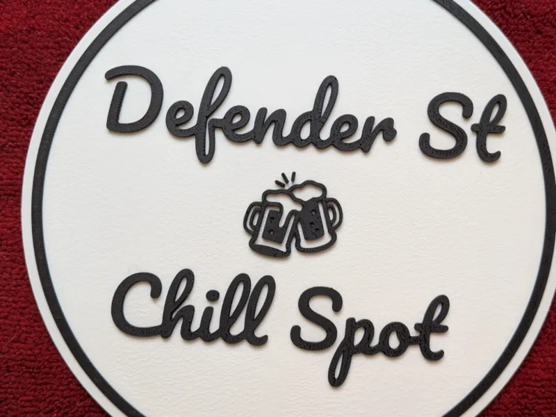 Street Name and Chill Sign