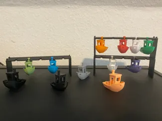 Modular Benchy Display V2 - Now Interlocking!