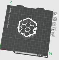 Single tile - Stud mount - Hex backing