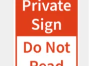 funny sign
