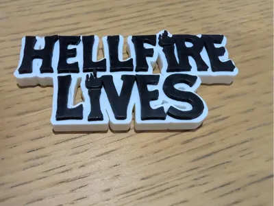 Hellfire lives desktop sign!