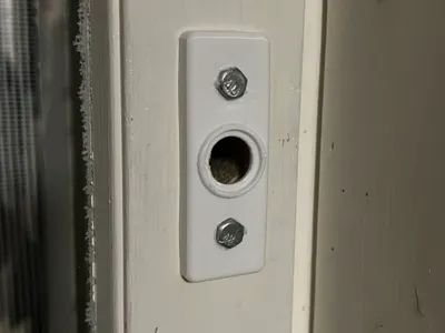 Window handle plate