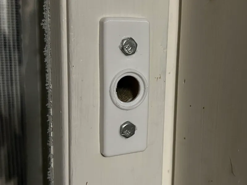Window handle plate