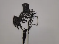 Visage du Christ sur croix — photo 2
