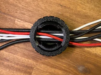Desk Cable Guide with Screw-On Ring