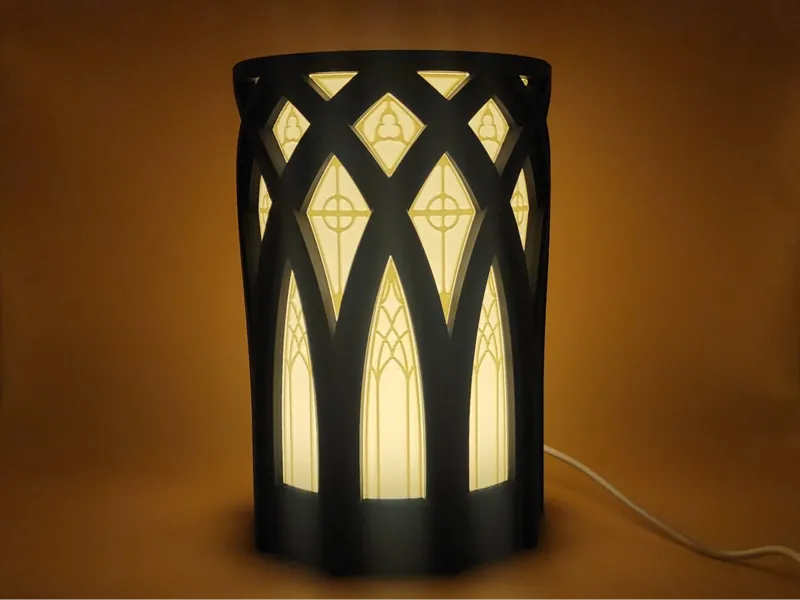 Gothic Arch Design Desk Lamp - LED Kit 001