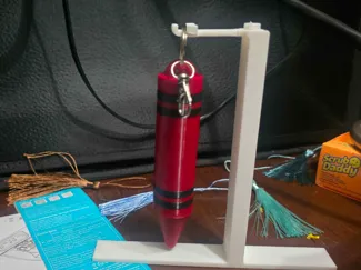 Keychain stand, denser base