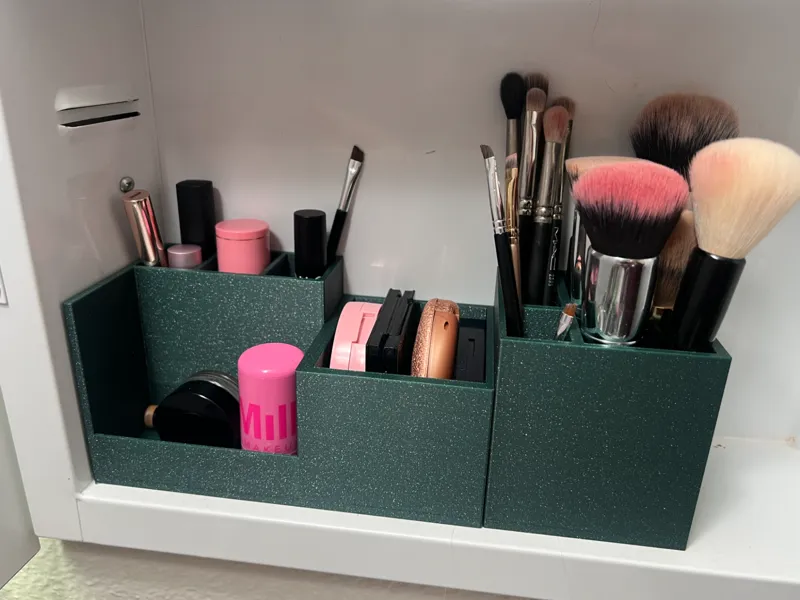 Modular Medicine Cabinet and Small Desk Organizer 