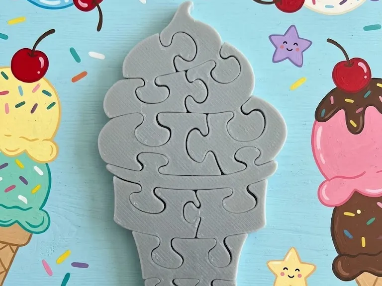 Ice Cream Puzzle / Puzzle Gelato 