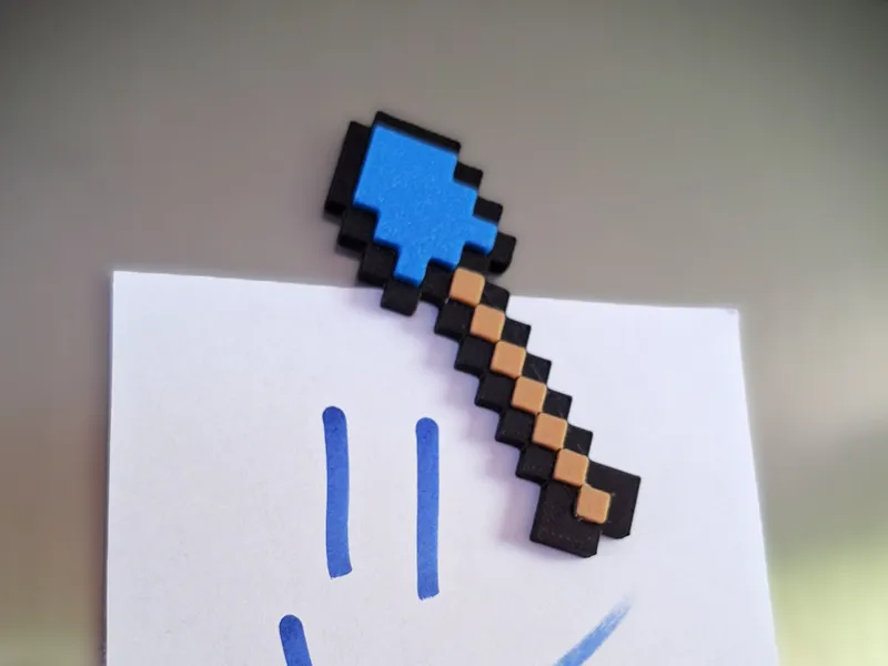 Minecraft Shovel Magnet – Snap Fit! NO AMS NEEDED!