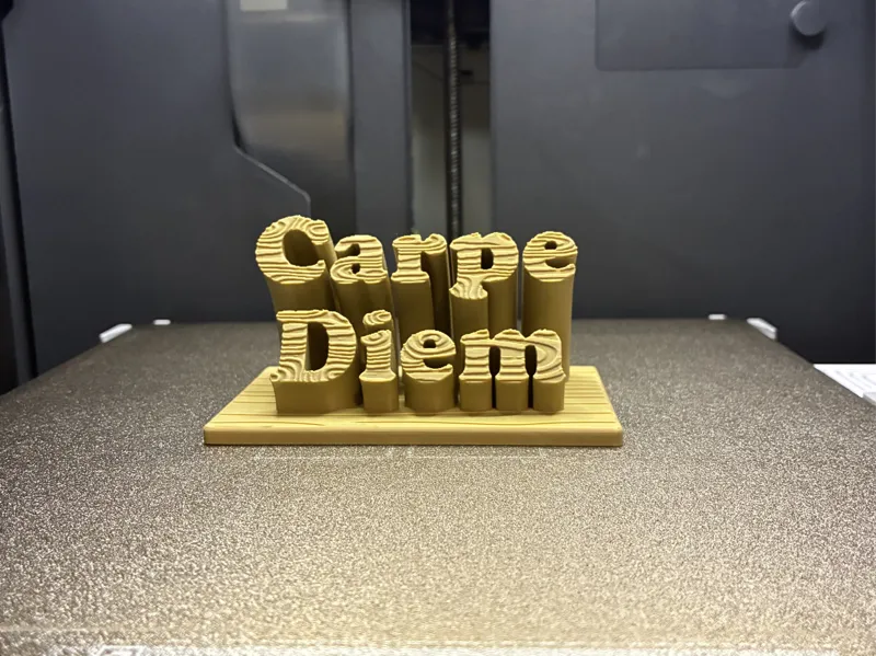 3D-Druck Carpe Diem