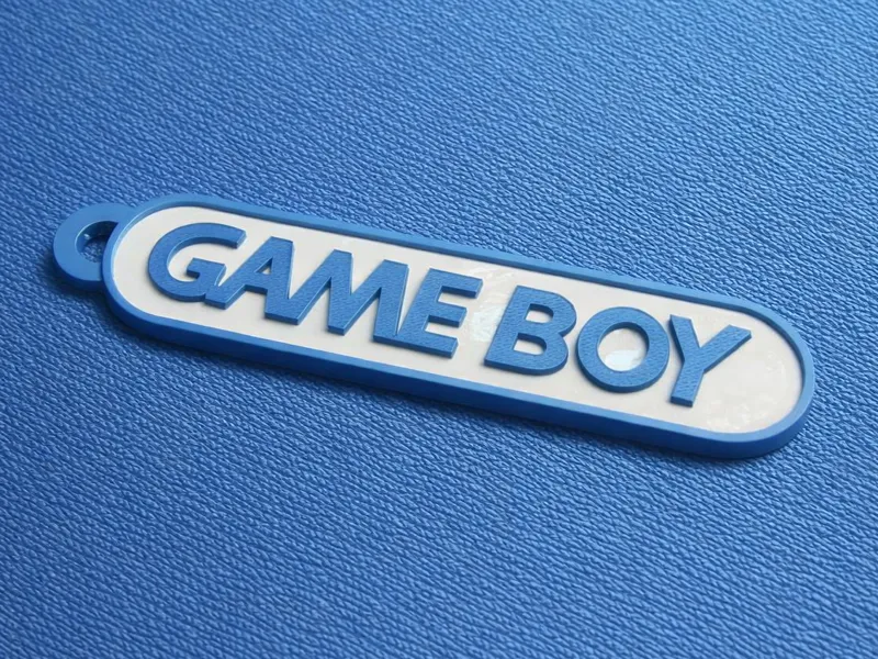Simple Game Boy keyring / Keychain