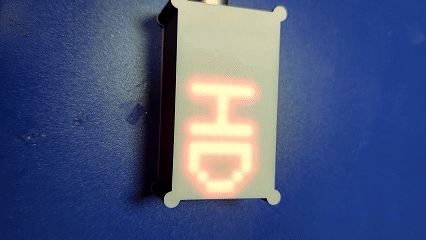Smartes LED-Namensschild Mini-Billboard ESP8266 D1