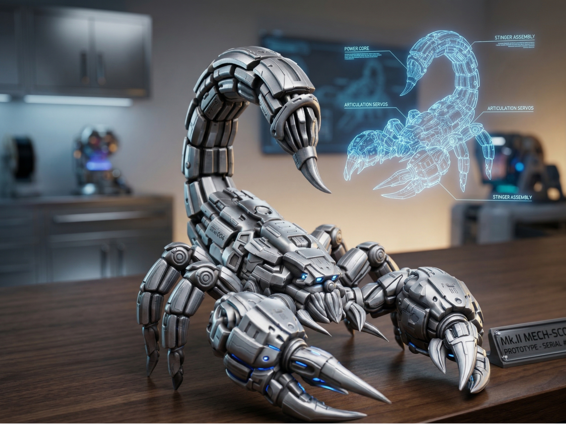 MK.II Mech-Scorpion Articulated Figure