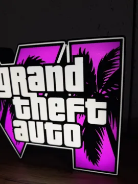 Accesorio de iluminación decorativa: GTA 6 GrandTheftAuto VI Lightbox LED USB — vista de referencia 5