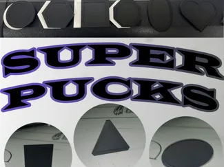 Super Pucks - Fun Custom Shaped Air Hockey Pucks