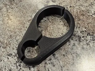 -8AN to roll bar clamp