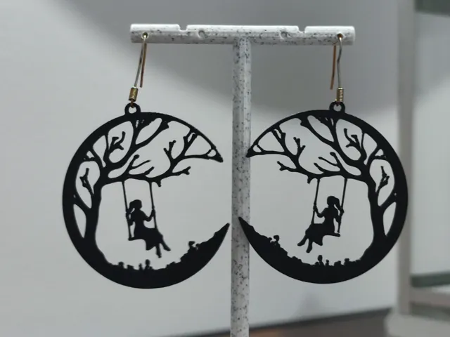 Aretes Columpio de Luna