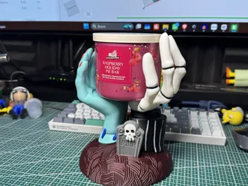 Accesorio de iluminación decorativa: Porta vela de tres mechas – JACK y SALLY — vista de referencia 5