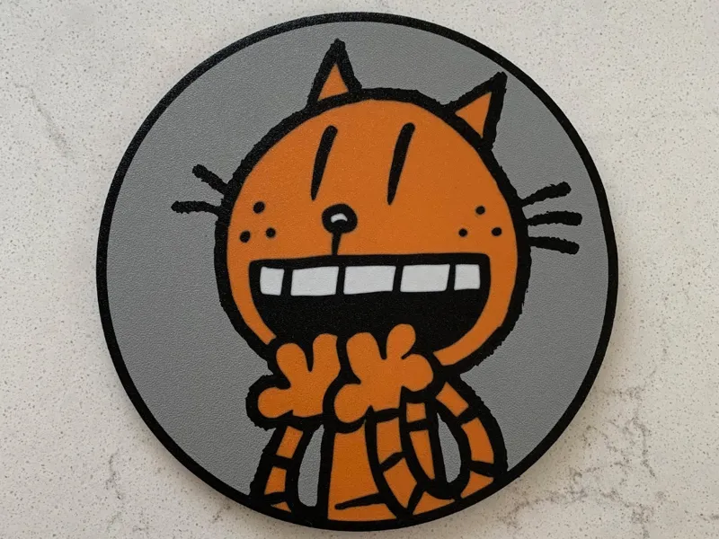 Dog Man - Petey the Cat Sign