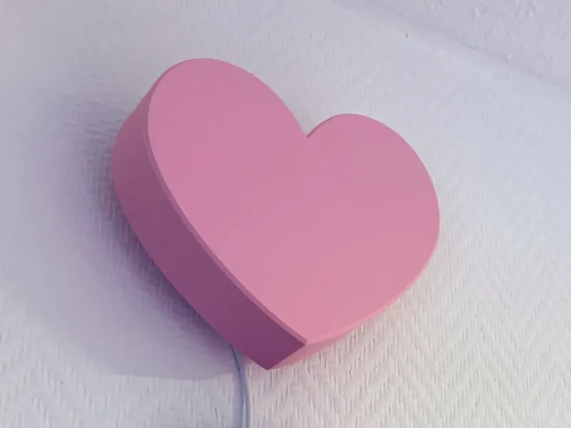 LED LAMP 001 - HEART