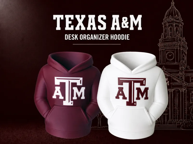 Texas A&M University Desk Organizer Hoodie