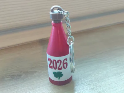 Keychain printable in up to 4 colors