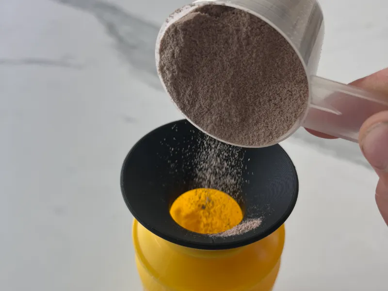 Universal Protein Powder Funnel for Shaker Bottles