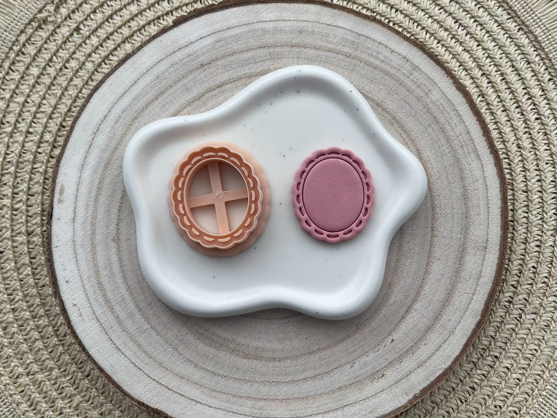 Frame Polymer Clay Earrings Cutter