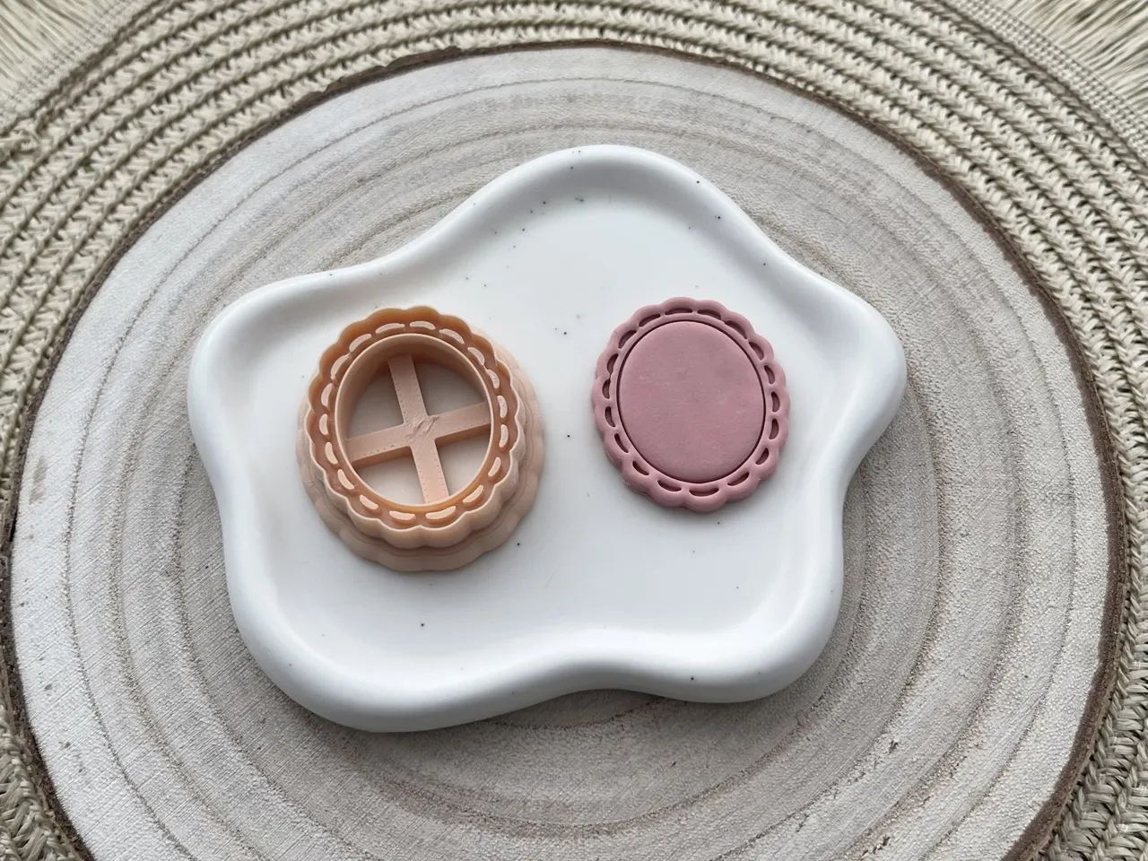 Frame Polymer Clay Earrings Cutter view 2