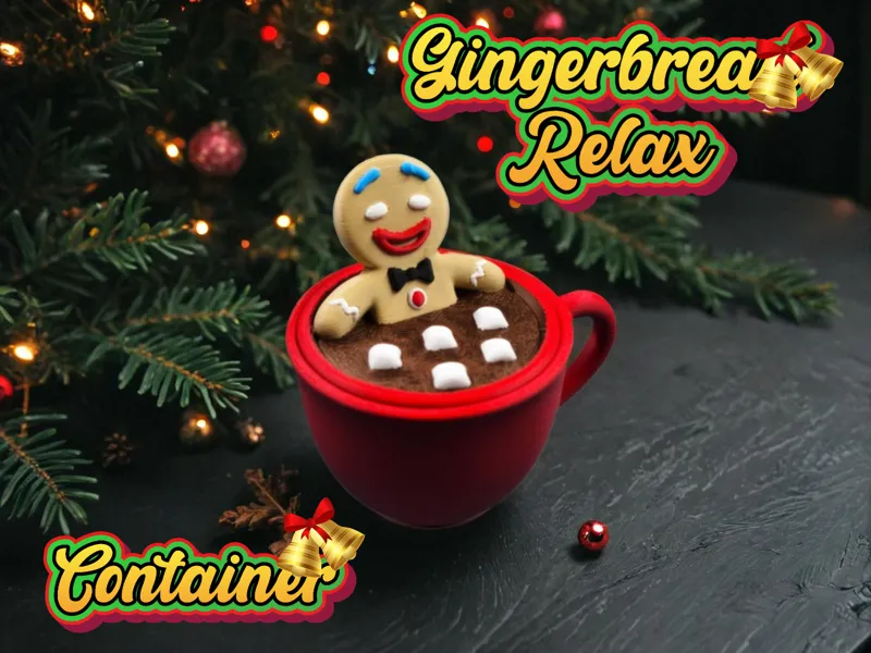 Gingerbread Relax - Container cup NO SUPPORTS