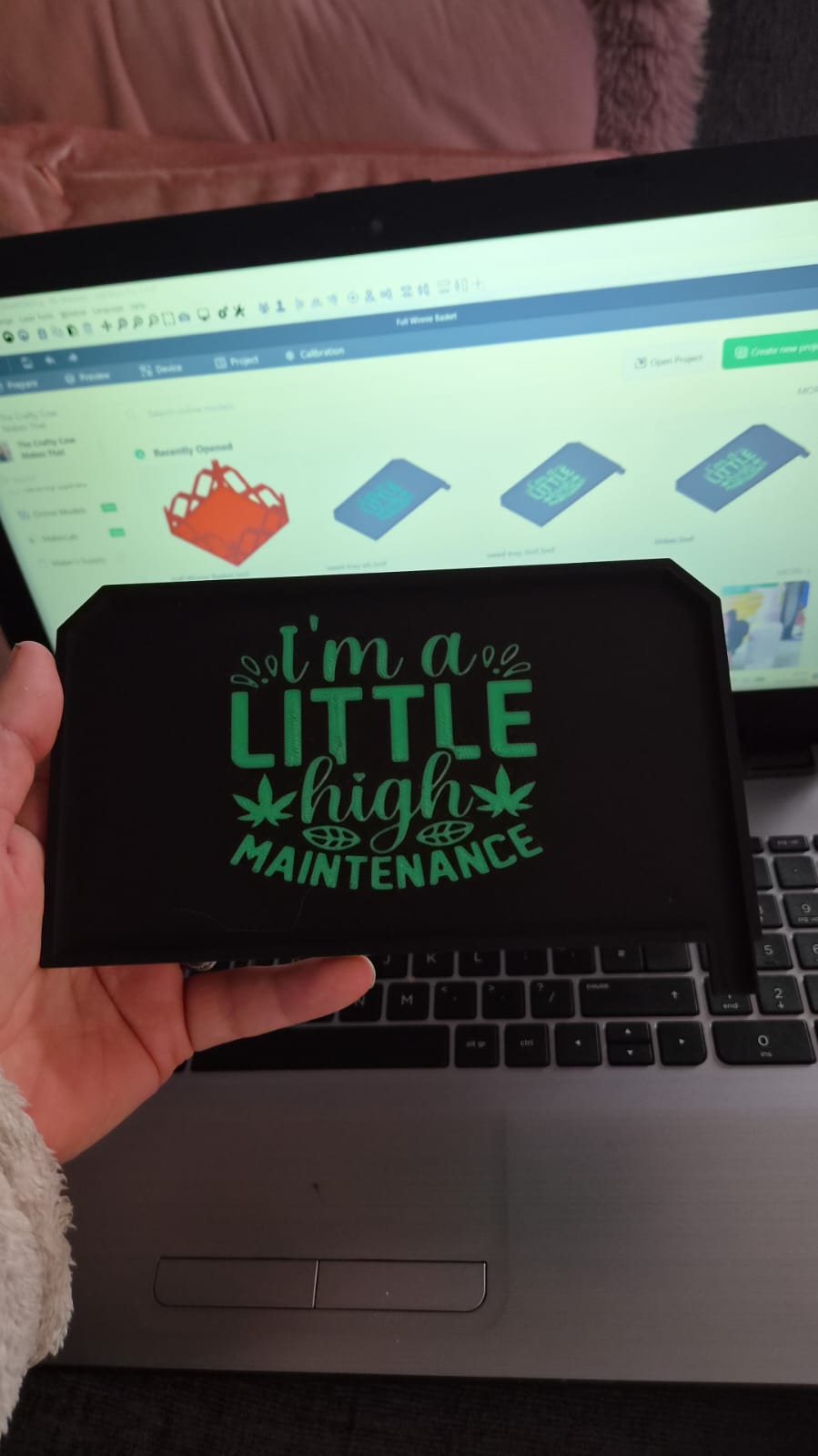 Miniatura 2 do modelo 3D small weed tray